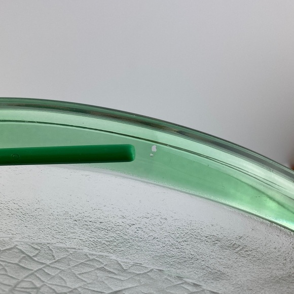 Studio Nova Glass Platter Green Apple Pattern 16 inches - Picture 13 of 13